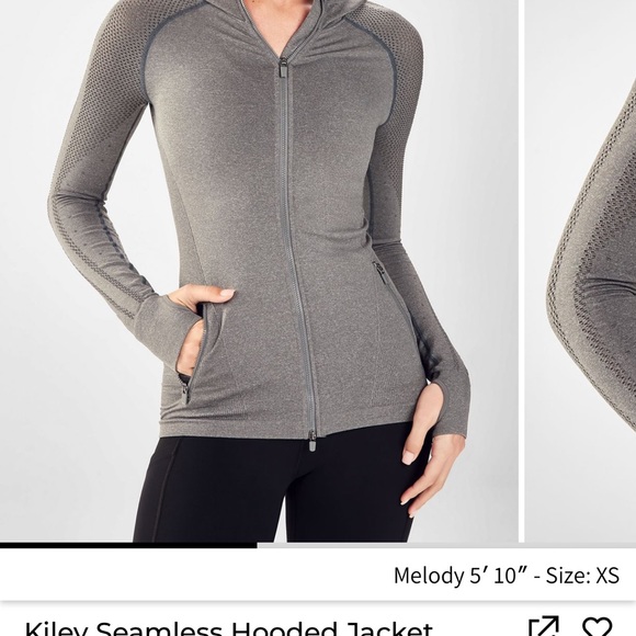 Fabletics Kiley Jacket Gray M - Picture 2 of 8